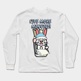 Lazy bunny cant get out of bed Long Sleeve T-Shirt